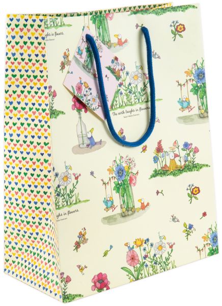 Gift Bag Large-Earth Laughs Flower