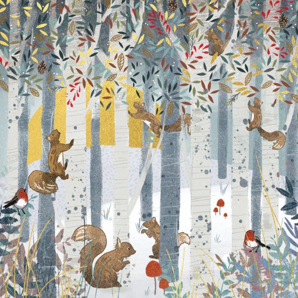 Card Pack of 6-Woodland Delight