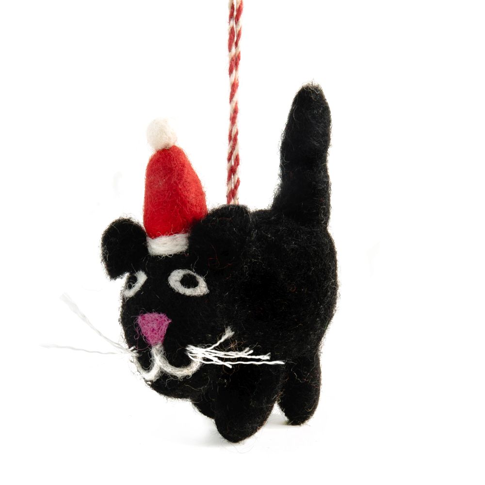 Charity Decoration-Felt Cat Blackie