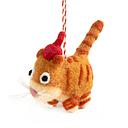 Charity Decoration-Felt Cat Ginger