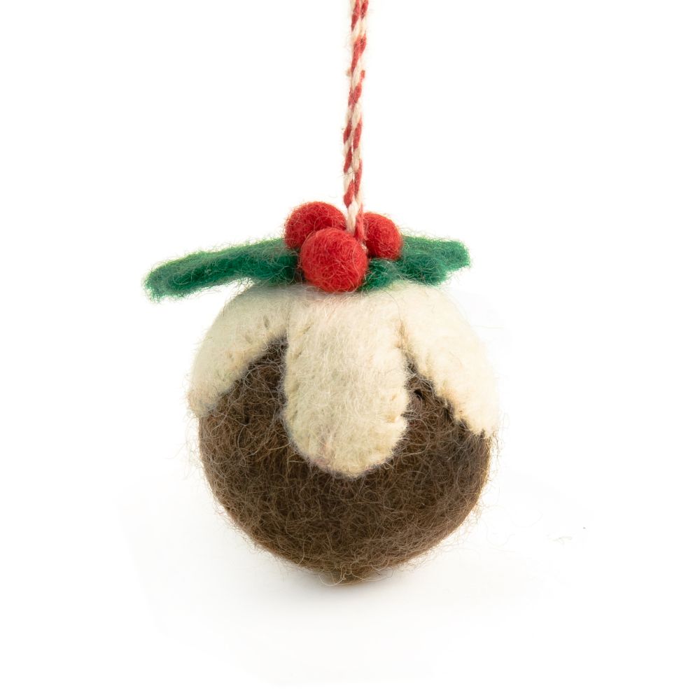 Charity Decoration-Felt Figgy Pudding