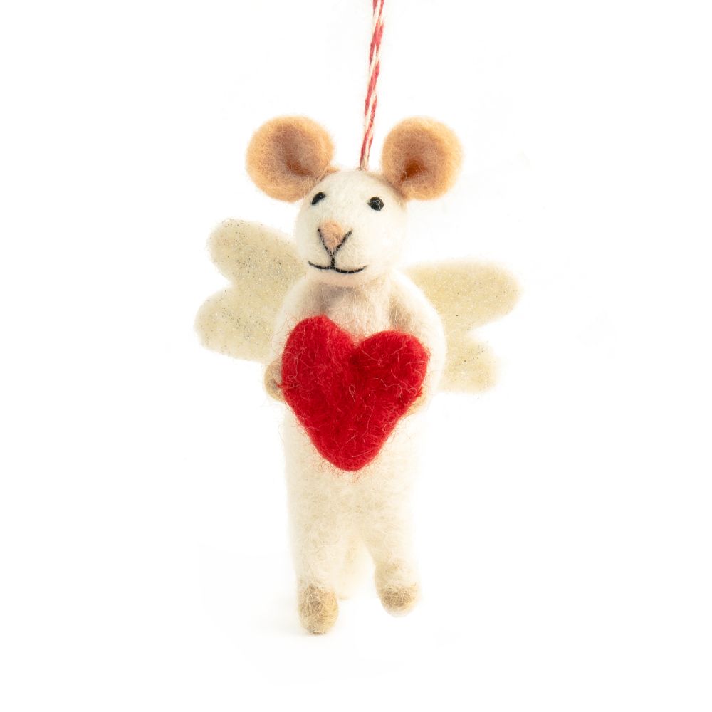 Charity Decoration-Felt Mouse Angelica