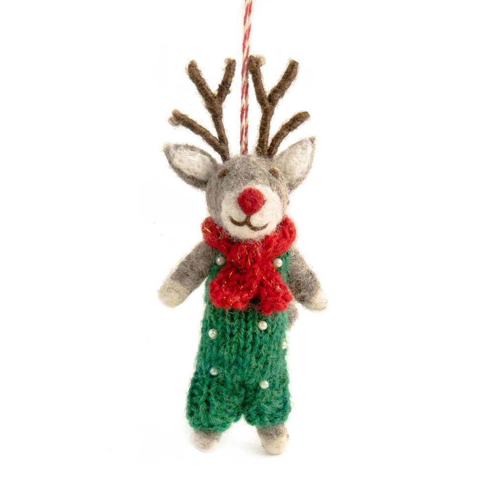 Charity Decoration-Felt Reindeer Rocco