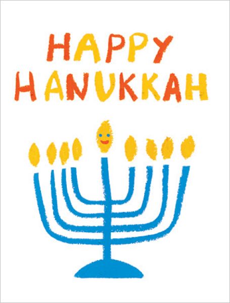 Card-Happy Menorah