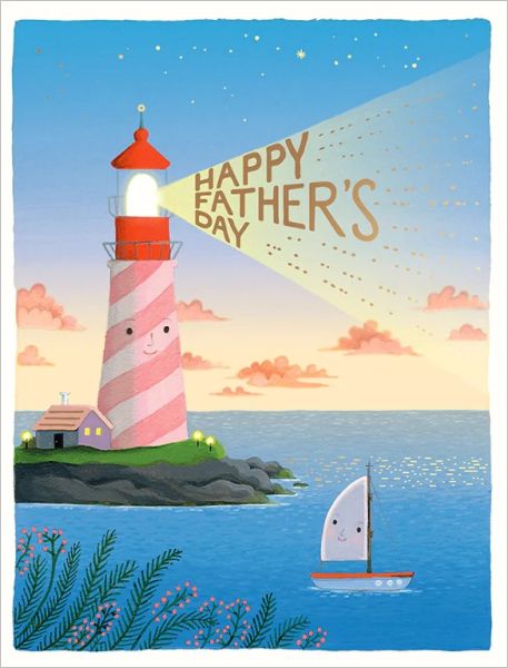 Foil Card-Father's Day Lighthouse