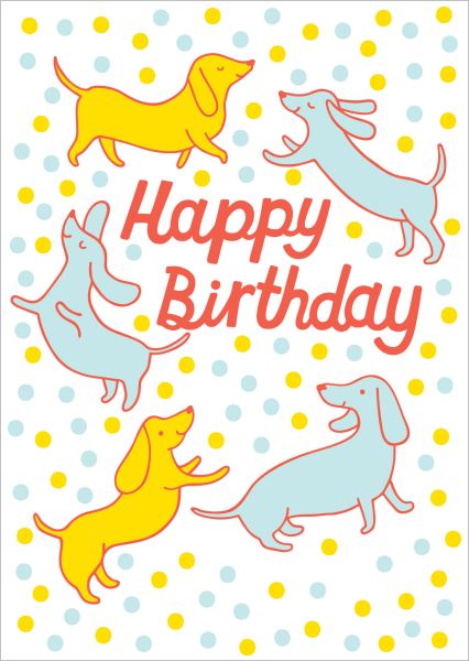 Card-Doxie Bday