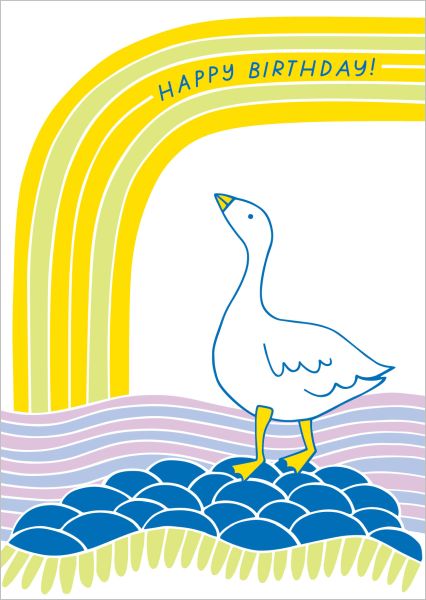 Card-Bday Goose