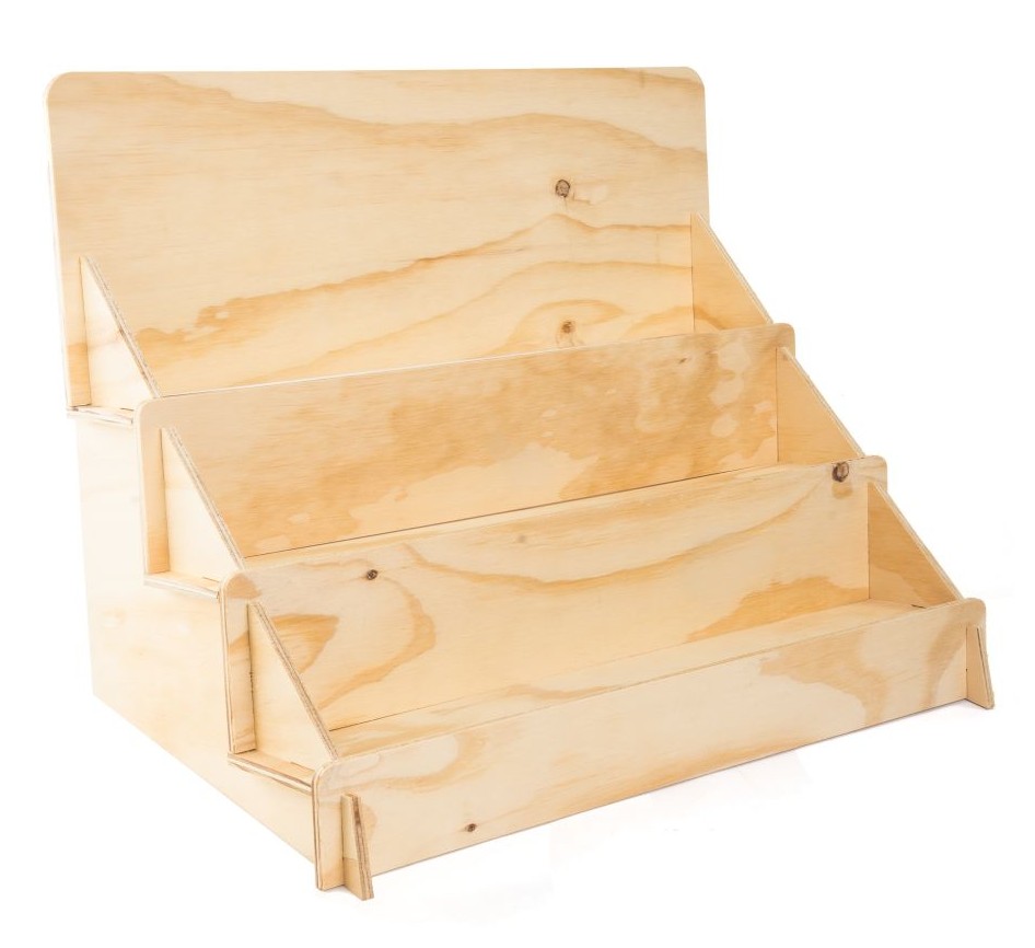 Timber Counter Display-Notebooks