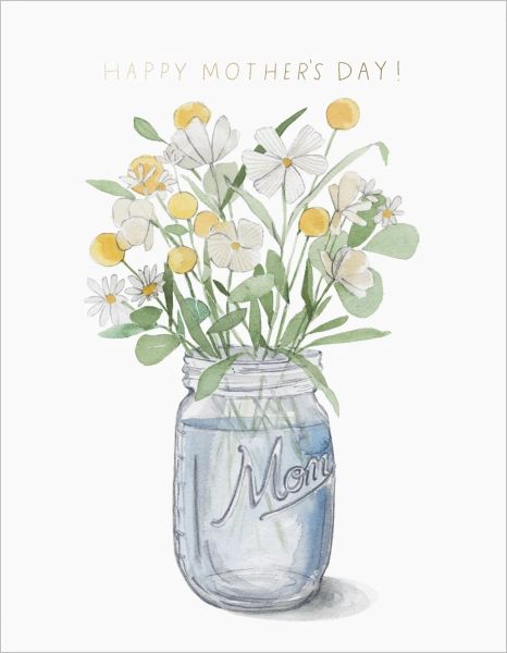 Card-Mason Jar Mum