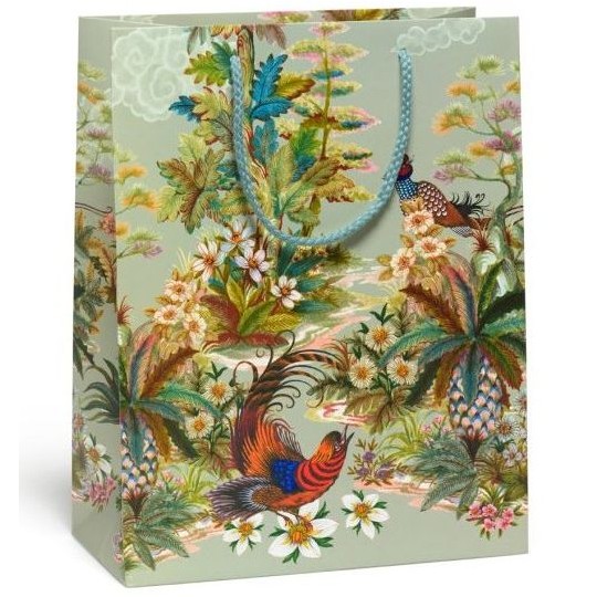 Gift Bag Large-Quail Garden 