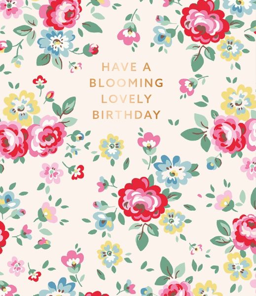 Cath Kidston Card-Blooming Lovely Birthday