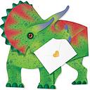 3D Card-Triceratops