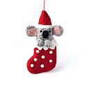 Charity Decoration-Felt Koala Stocking