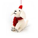 Charity Decoration-Felt Dog Snowy