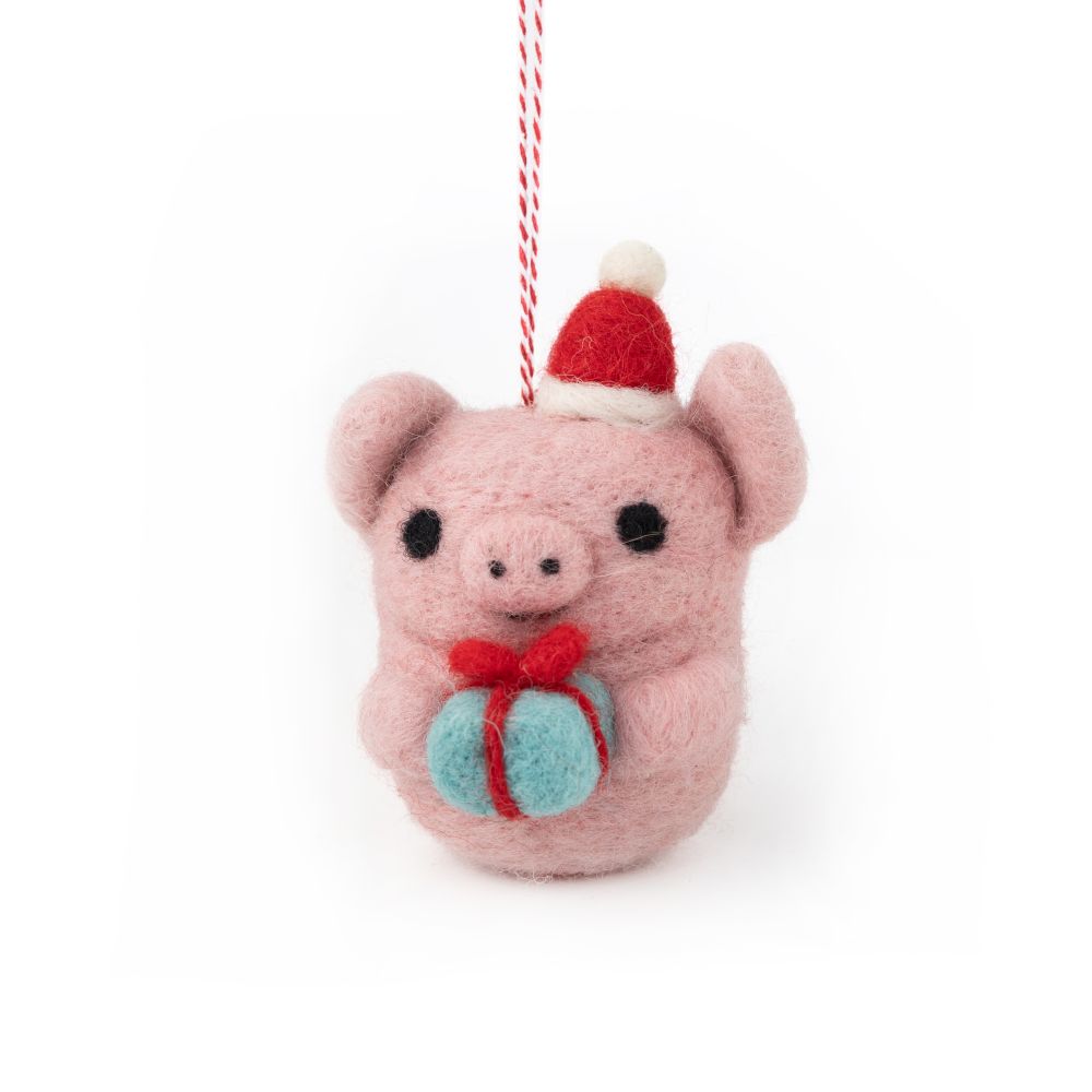 Charity Decoration-Felt Pig Percy