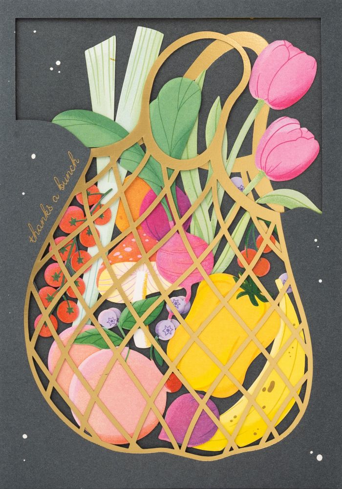 Layered Die-cut Card-Thanks A Bunch