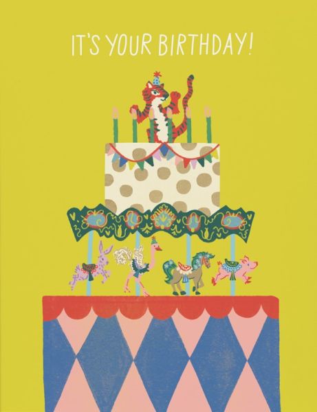 Foil Card-Cake Carousel