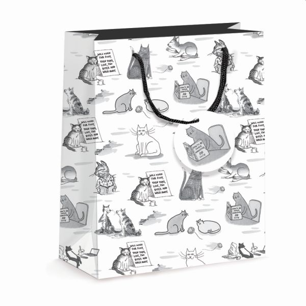 Gift Bag Medium-Cats