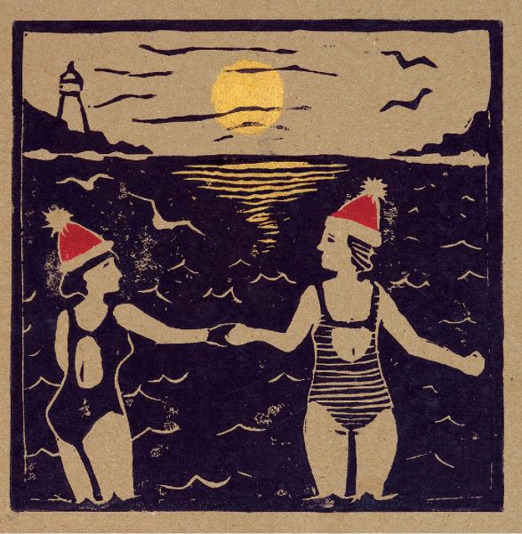 Card Pack of 6-Wild Swimmers