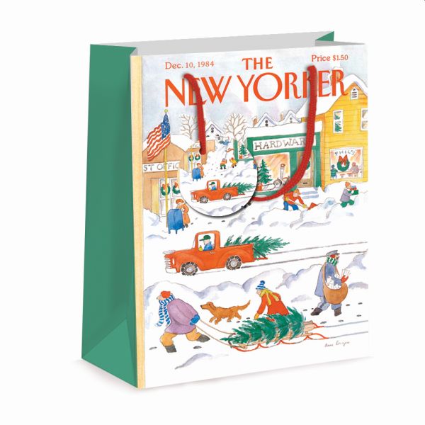 Gift Bag Medium-Suburban Winter