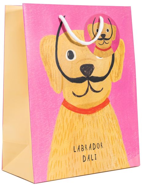 Gift Bag Large-Labrador Dali