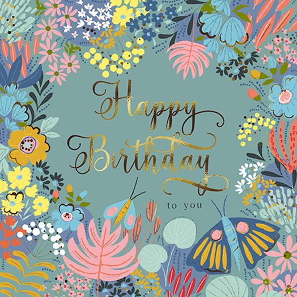 Embossed Card-Lovely Day Birthday