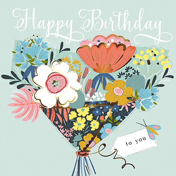 Embossed Card-Enjoy Your Day Birthday