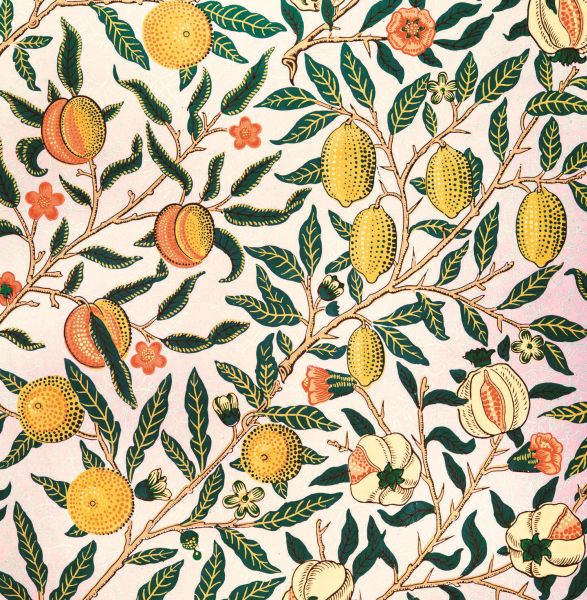 William Morris Card-Four Fruits
