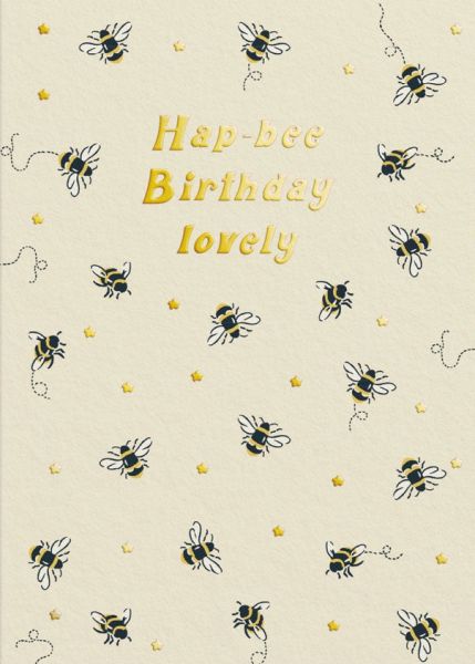 Cath Kidston Card-Birthday Hap-bee Bees