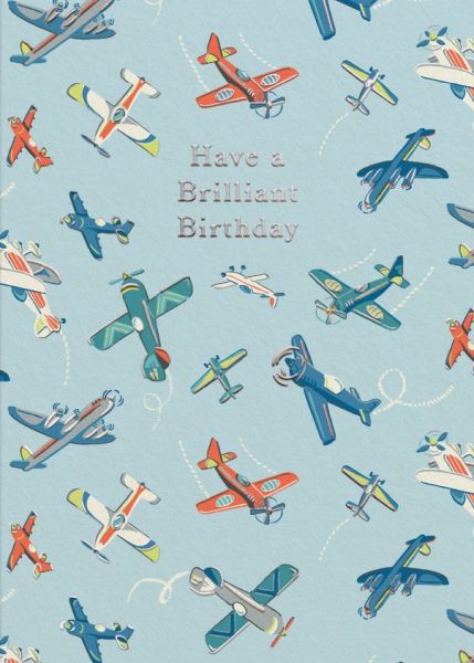 Cath Kidston Card-Birthday Brilliant Planes