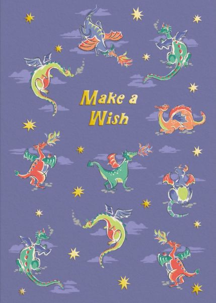Cath Kidston Card-Make A Wish Dragons