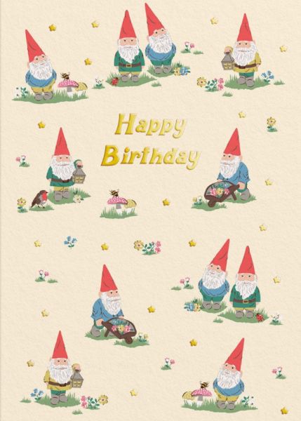 Cath Kidston Card-Birthday Gnomes