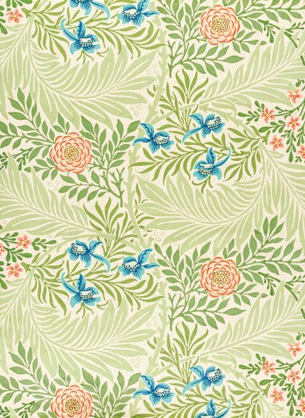William Morris Wrap-Larkspur