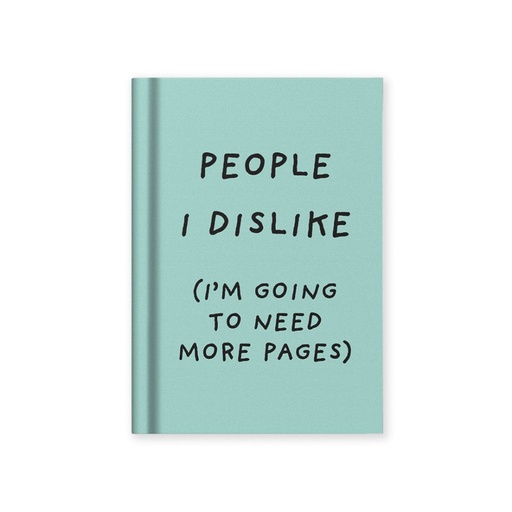 [OD-STN-OD-6-A7-14002] Hard Cover Tiny Notebook-People I Dislike