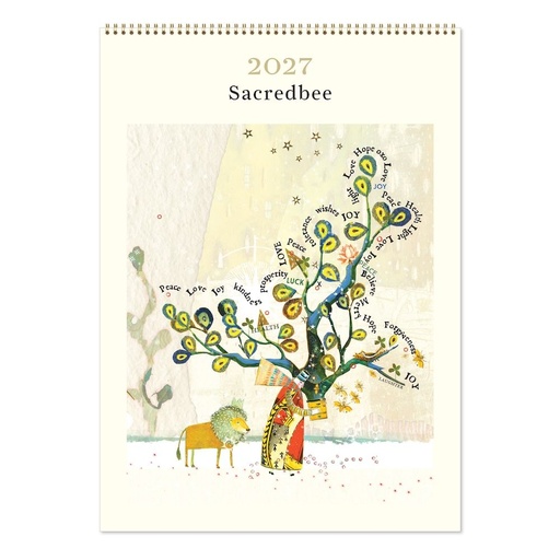 [A-VE-D27-SB-M] Vevoke Medium Calendar-Sacredbee