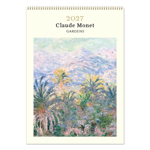 [C-VE-D27-CM2-M] Vevoke Medium Calendar-Monet's Gardens