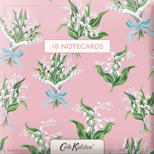 [CK-CPK-0024-GB] Cath Kidston Notecard Wallet-Lily of the Valley