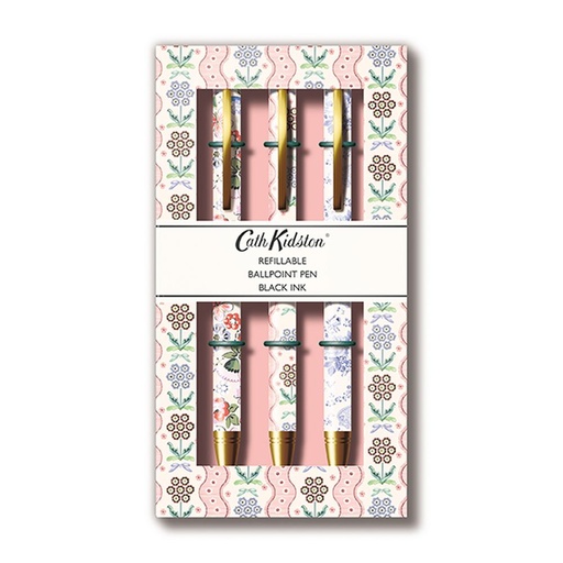 [CK-SP-PS0030-GB] Cath Kidston Luxury 3 Pen Box Set 2