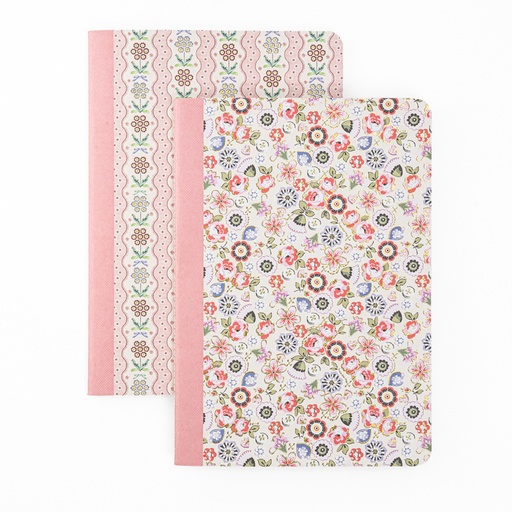 [CK-SN-4-A5-S-0031-GB] Cath Kidston A5 Notebook Set-Ditsy Meadow