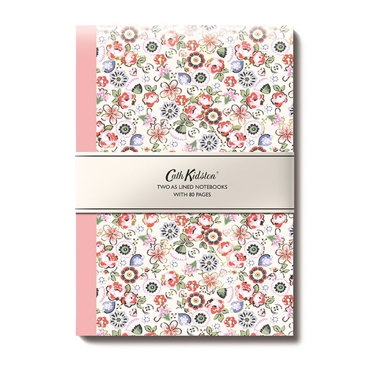 [CK-SN-4-A5-S-0031-GB] Cath Kidston A5 Notebook Set-Ditsy Meadow