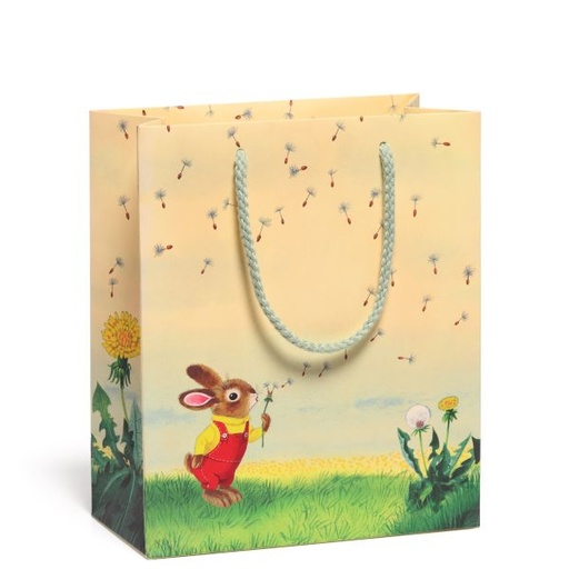 [RC-W-WBM-RSC3414] Gift Bag Medium-Bunny and Dandelion