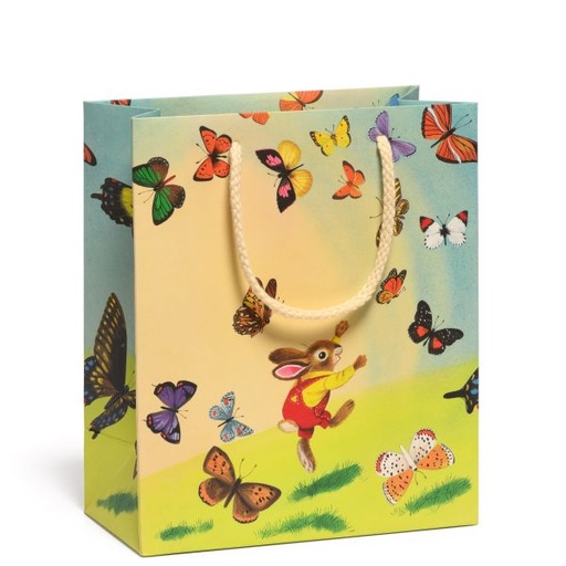 [RC-W-WBM-RSC3412] Gift Bag Medium-Bunny and Butterflies