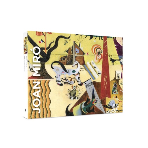 [PO-JP-2-AA1213] 1000-Piece Jigsaw Puzzle-Joan Miró-The Tilled Field 