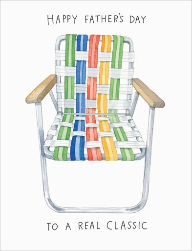 [EF-CFD-SP0568] Card-Lawn Chair Dad
