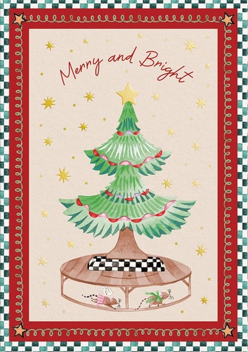 [CK-XC-13939] Cath Kidston Foil Card-Nutcracker Tree