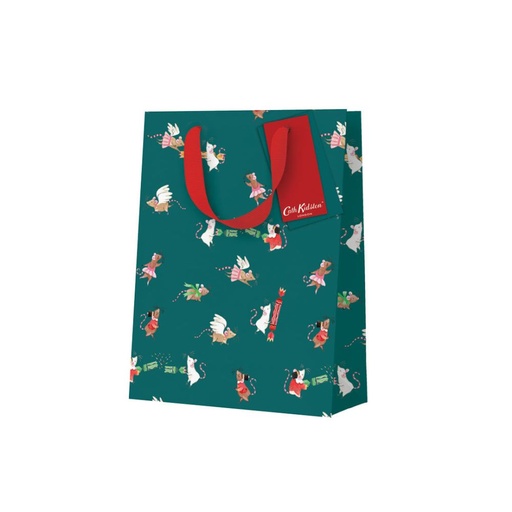 [CK-XWBM-13934] Cath Kidston Gift Bag Medium-Nutcracker Mice