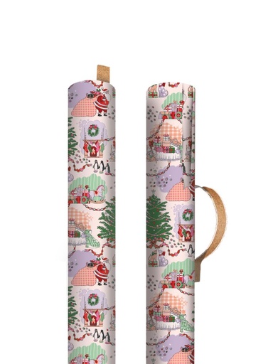 [CK-XWR-13522] Cath Kidston Roll Wrap-Christmas Repeat