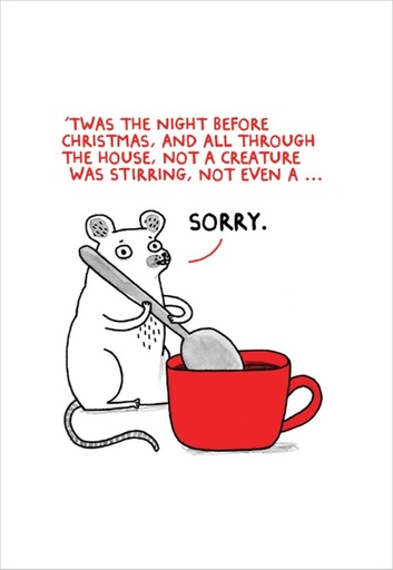 [OD-XC-GE06727] Card-Twas the Night Before Xmas