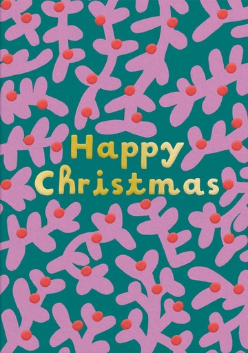 [OD-XC-MEJ12758] Foil Card-Happy Christmas Foliage