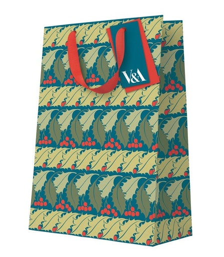 [OD-XWBL-VA13515] Gift Bag Large-Holly Stripes